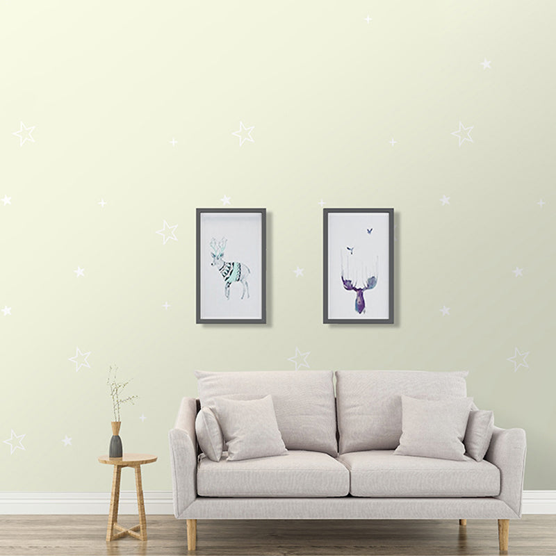 Reading Room PVC Wall Decor Contemporary Pastel Color Plain Design Wallpaper, Easy to Remove Beige Clearhalo 'Modern wall decor' 'Modern' 'Wallpaper' Wall Decor' 915650