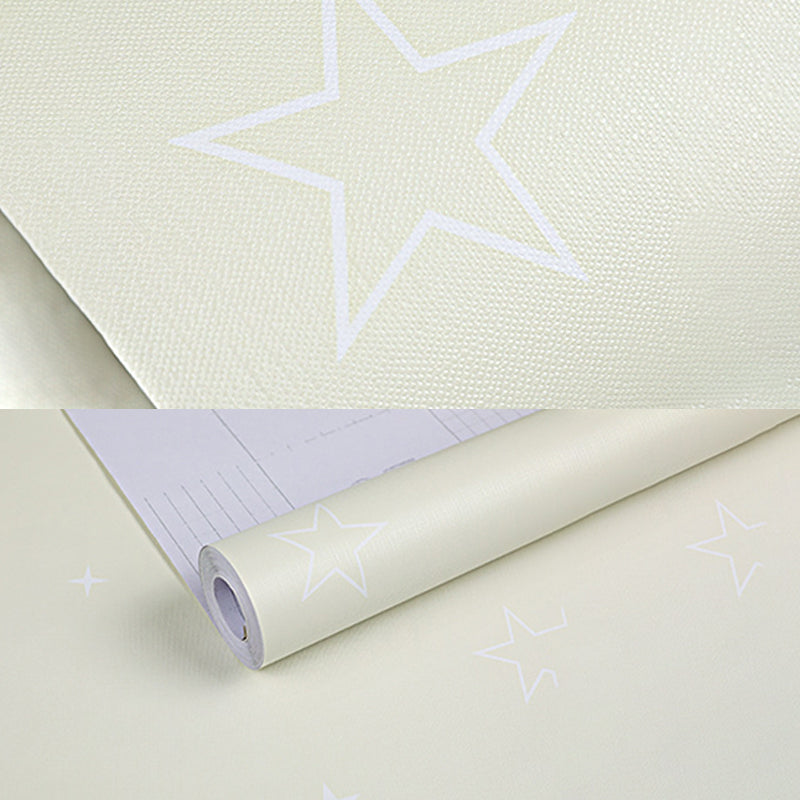 Reading Room PVC Wall Decor Contemporary Pastel Color Plain Design Wallpaper, Easy to Remove Clearhalo 'Modern wall decor' 'Modern' 'Wallpaper' Wall Decor' 915651