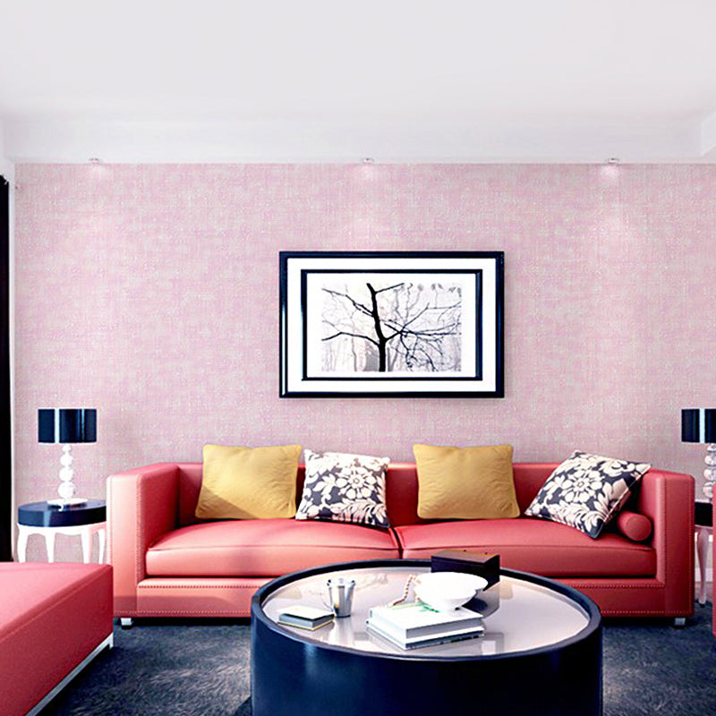 Pastel Color Plain Texture Wallpaper 20.5"W x 33'L Non-Pasted Decorative Wall Covering Clearhalo 'Modern wall decor' 'Modern' 'Wallpaper' Wall Decor' 915710