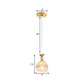 Modernism 1 Bulb Pendant Lamp with Crystal-Encrusted Shade Gold Ball Ceiling Hang Fixture Clearhalo 'Ceiling Lights' 'Modern Pendants' 'Modern' 'Pendant Lights' 'Pendants' Lighting' 916262