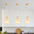 Modern Cylinder Hanging Lamp Kit Crystal Block 1 Head Dining Room Pendulum Light in Gold Gold Clearhalo 'Ceiling Lights' 'Modern Pendants' 'Modern' 'Pendant Lights' 'Pendants' Lighting' 916283