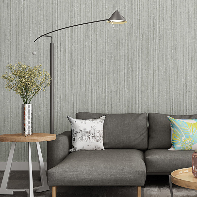 Moisture-Resistant Wall Covering Non-Pasted Plain Pattern Non-Woven Wallpaper Roll in Neutral Color Clearhalo 'Modern wall decor' 'Modern' 'Wallpaper' Wall Decor' 917006