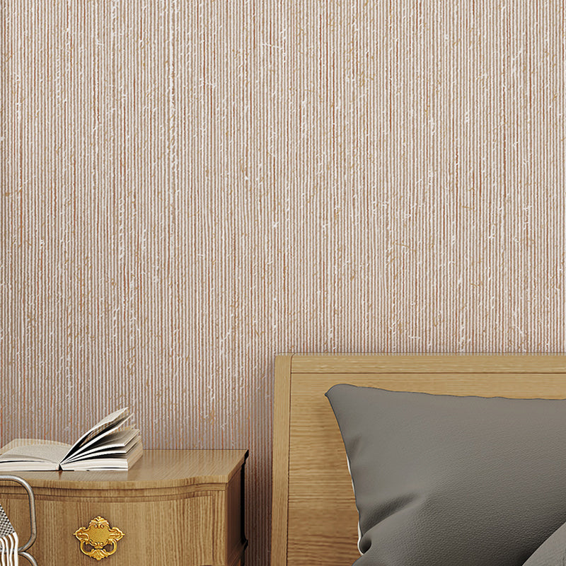 Moisture-Resistant Wall Covering Non-Pasted Plain Pattern Non-Woven Wallpaper Roll in Neutral Color Light Yellow Clearhalo 'Modern wall decor' 'Modern' 'Wallpaper' Wall Decor' 917009