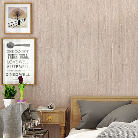 Moisture-Resistant Wall Covering Non-Pasted Plain Pattern Non-Woven Wallpaper Roll in Neutral Color Clearhalo 'Modern wall decor' 'Modern' 'Wallpaper' Wall Decor' 917010