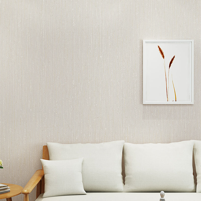 Moisture-Resistant Wall Covering Non-Pasted Plain Pattern Non-Woven Wallpaper Roll in Neutral Color Clearhalo 'Modern wall decor' 'Modern' 'Wallpaper' Wall Decor' 917018