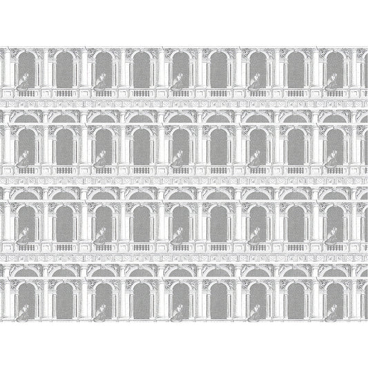 Classic Wall Mural Dark Color Arched Door Giant Wall Decor, Customized Size Available Clearhalo 'Wall Decor' 'Wall Mural' 917072