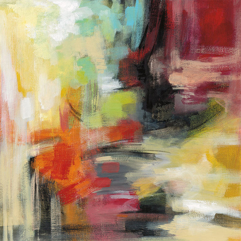 Vintage Wall Murals with Multi-Colored Graffiti of Wash Painting Style for Gallery and Commercial Occasions, Non-Woven Fabric Clearhalo 'Wall Decor' 'Wall Mural' 917323