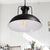 1 Head Plug In Hanging Pendant Light with Bowl Shade Industrial Black Metal Suspension Light with Vented Socket Black Clearhalo 'Art Deco Pendants' 'Black' 'Cast Iron' 'Ceiling Lights' 'Ceramic' 'Crystal' 'Industrial Pendants' 'Industrial' 'Metal' 'Middle Century Pendants' 'Pendant Lights' 'Pendants' 'Rustic Pendants' 'Tiffany' Lighting' 91788