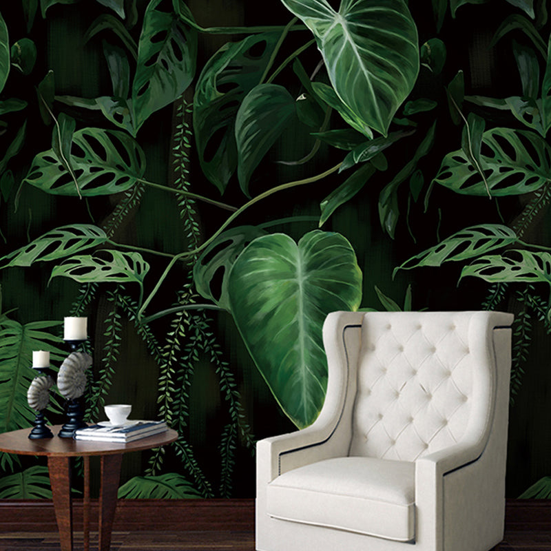 Photo Style Jungle Wall Art Extra Large Mural Wallpaper for Living Room, Made to Measure Clearhalo 'Wall Decor' 'Wall Mural' 919355