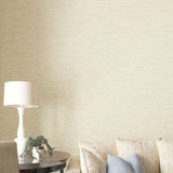 Simplicity Linen Wall Decor Stain-Resistant Non-Pasted Wallpaper Roll, 20.5-inch x 31-foot Beige