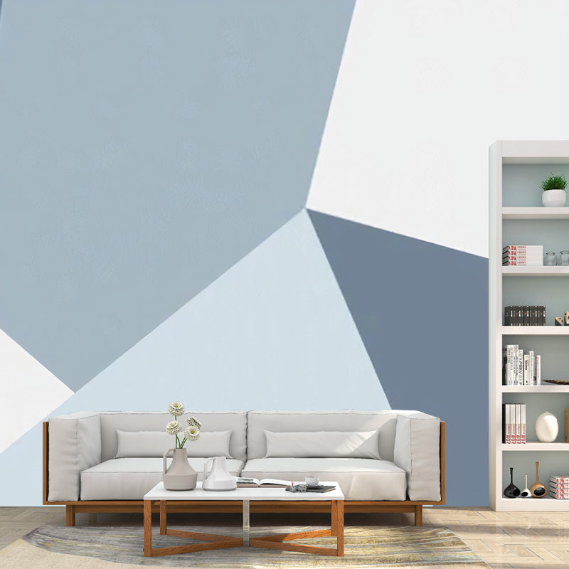 Whole Wall Covering for Accent Wall Color Block of Irregular Design in Fresh Color, Water-Resistant Clearhalo 'Wall Decor' 'Wall Mural' 921817