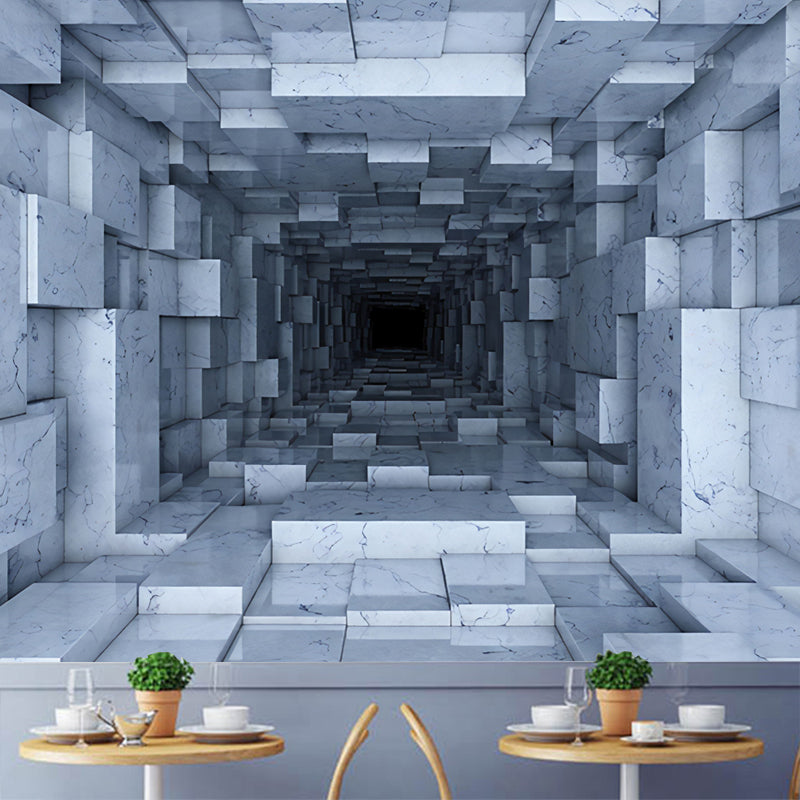 Whole Wall Murals Industrial Color 3D Extensive Zone Non-Woven Fabric Wall Decor for Coffee Shop, Customized Size Available Clearhalo 'Wall Decor' 'Wall Mural' 921882