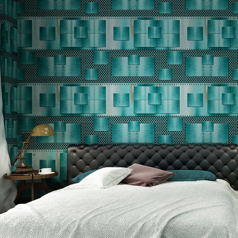 33' x 20.5" Wall Decor Industrial Non-Pasted Iron Peel Wallpaper Roll, Non-Pasted Clearhalo 'Industrial wall decor' 'Industrial' 'Wallpaper' Wall Decor' 922138