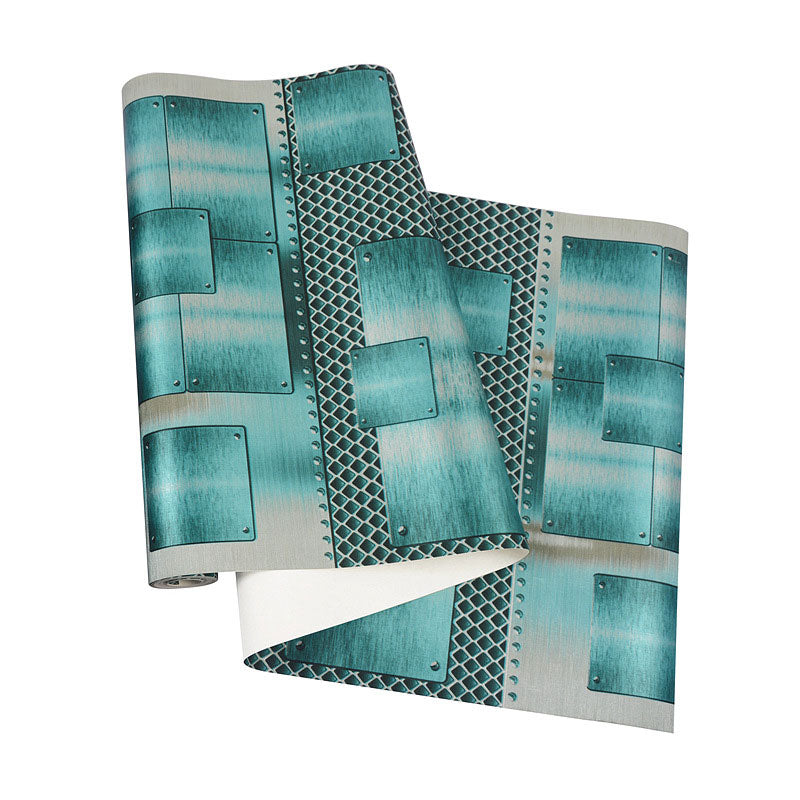 33' x 20.5" Wall Decor Industrial Non-Pasted Iron Peel Wallpaper Roll, Non-Pasted Clearhalo 'Industrial wall decor' 'Industrial' 'Wallpaper' Wall Decor' 922139