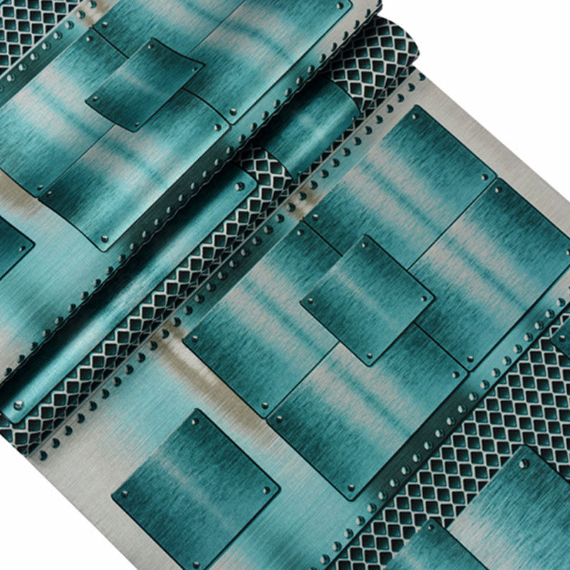 33' x 20.5" Wall Decor Industrial Non-Pasted Iron Peel Wallpaper Roll, Non-Pasted Clearhalo 'Industrial wall decor' 'Industrial' 'Wallpaper' Wall Decor' 922140