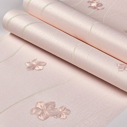 Neutral Color Wall Decor 31'L x 20.5"W Non-Woven Moisture-Resistant Magnolia Deign Wallpaper Light Pink Clearhalo 'Country wall decor' 'Rustic' 'Wallpaper' Wall Decor' 922410