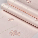 Neutral Color Wall Decor 31'L x 20.5"W Non-Woven Moisture-Resistant Magnolia Deign Wallpaper Light Pink Clearhalo 'Country wall decor' 'Rustic' 'Wallpaper' Wall Decor' 922410