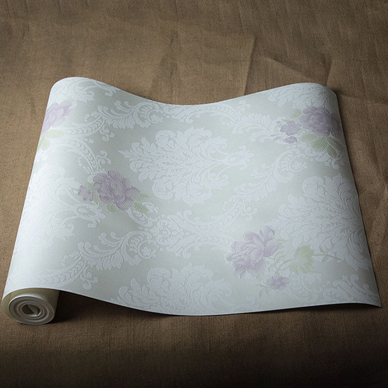 Natural Color Blossom Wall Decor Stain-Resistant Non-Pasted Wallpaper Roll, 33 ft. x 20.5 in Clearhalo 'Country wall decor' 'Rustic' 'Wallpaper' Wall Decor' 926859