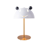 Pink Rabbit/White Panda Night Table Lamp Nordic Style Metal 1 Head Gold Nightstand Light for Bedside Clearhalo 'Lamps' 'Table Lamps' Lighting' 927964