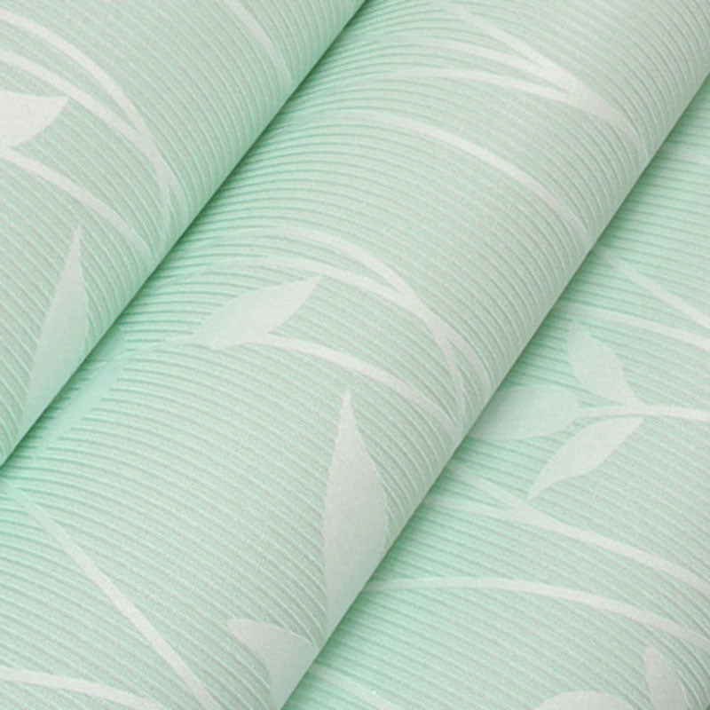 Fresh Botanical Leaf Wallpaper Roll Stain-Resistant Non-Pasted Wall Decor, 33-foot x 20.5-inch Clearhalo 'Country wall decor' 'Rustic' 'Wallpaper' Wall Decor' 928941