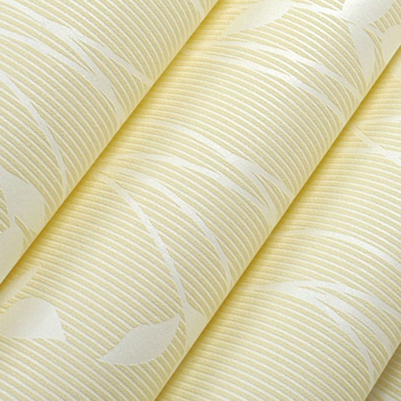 Fresh Botanical Leaf Wallpaper Roll Stain-Resistant Non-Pasted Wall Decor, 33-foot x 20.5-inch Clearhalo 'Country wall decor' 'Rustic' 'Wallpaper' Wall Decor' 928948