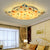 Colorful Square Ceiling Light Vintage Mosaic Glass 1 Bulb Flush Mount Ceiling Light for Living Room White Clearhalo 'Ceiling Lights' 'Close To Ceiling Lights' 'Close to ceiling' 'Semi-flushmount' 'Tiffany close to ceiling' 'Tiffany' Lighting' 92897