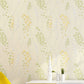 Decorative Non-Pasted Wallpaper Dense Flower Pattern Non-Woven Wall Decor in Pastel Color Yellow Clearhalo 'Country wall decor' 'Rustic' 'Wallpaper' Wall Decor' 929037