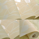 Non-Pasted Wallpaper Roll with Pastel Yellow Botanical Leaf, 33-foot x 20.5-inch Clearhalo 'Country wall decor' 'Rustic' 'Wallpaper' Wall Decor' 929057