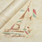 Vintage Boat Wallpaper Non-Pasted Wall Covering in Beige Color for Children, 20.5" x 31' Clearhalo 'Wall Decor' 'Wallpaper' 929278