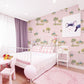 Non-Pasted 20.5" x 33' Wallpaper Simple Cartoon Mushroom Wall Covering for Boy or Girl Light Pink Clearhalo 'Wall Decor' 'Wallpaper' 929302