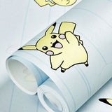 Non-Pasted Wallpaper Roll with Pastel Color Brick and Cartoon Animal Design for Kid, 20.5"W x 31'L Clearhalo 'Wall Decor' 'Wallpaper' 929395