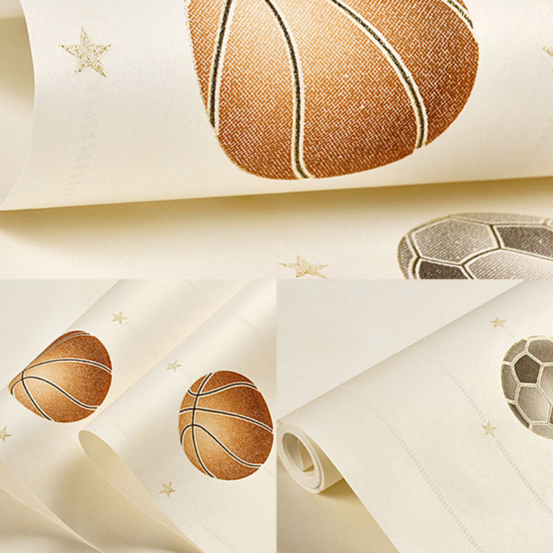 Kid's Bedroom Wallpaper Simple Pastel Color Vertical Stripe Wall Decor, Non-Pasted Clearhalo 'Wall Decor' 'Wallpaper' 929454