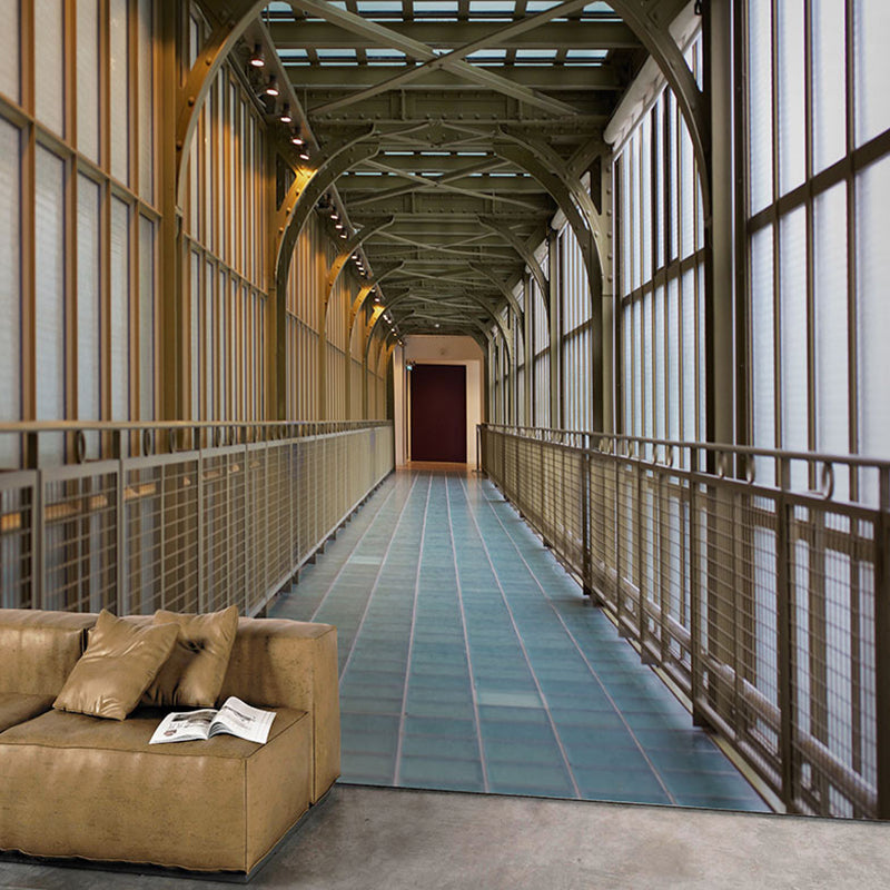 Decorative Non-Woven Wall Covering Contemporary 3D Extensive Corridor Murals for Office Clearhalo 'Wall Decor' 'Wall Mural' 929757