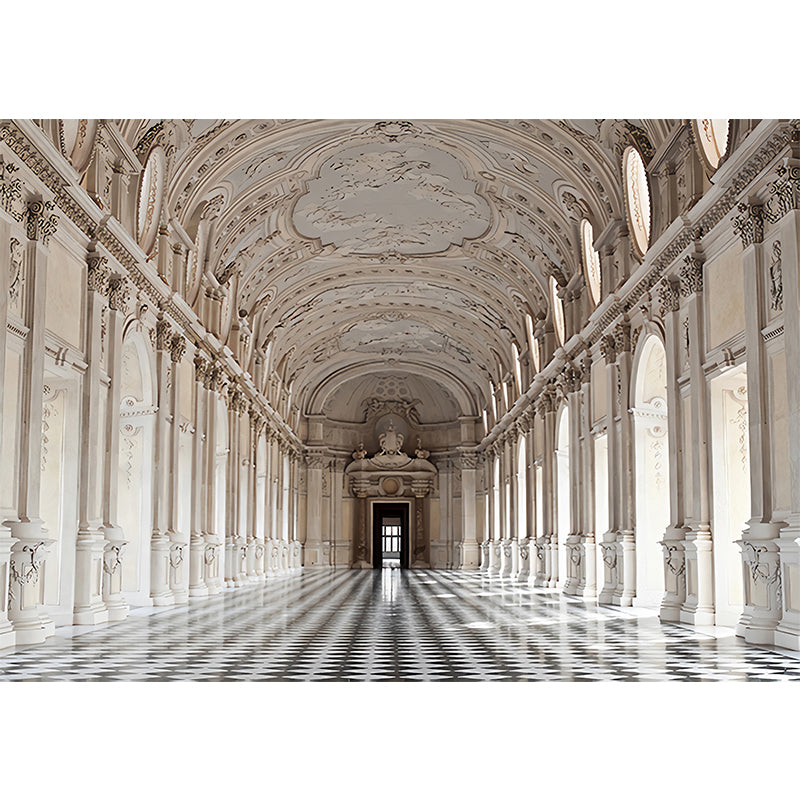 Non-Woven Big Wall Decor Pastel Color 3D Classic Palace Wall Murals, Personalized Size Available Clearhalo 'Wall Decor' 'Wall Mural' 929776