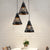 Black Conical Hanging Light with Hollow Out Design Industrial 3 Lights Ceiling Light Black Clearhalo 'Art Deco Pendants' 'Black' 'Cast Iron' 'Ceiling Lights' 'Ceramic' 'Crystal' 'Industrial Pendants' 'Industrial' 'Metal' 'Middle Century Pendants' 'Pendant Lights' 'Pendants' 'Rustic Pendants' 'Tiffany' Lighting' 94327