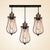 3 Head Hanging Light Fixture with Bulb Cage Shade Metallic Loft Style Farmhouse Ceiling Pendant in Bronze Bronze Clearhalo 'Art Deco Pendants' 'Cast Iron' 'Ceiling Lights' 'Ceramic' 'Crystal' 'Industrial Pendants' 'Industrial' 'Metal' 'Middle Century Pendants' 'Pendant Lights' 'Pendants' 'Tiffany' Lighting' 94396