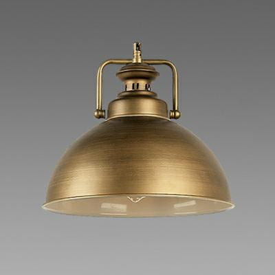 Brushed Brass Domed Pendant Lamp Vintage Retro Metal 1 Light Kitchen Suspension Light with Handle Clearhalo 'Art Deco Pendants' 'Cast Iron' 'Ceiling Lights' 'Ceramic' 'Crystal' 'Industrial Pendants' 'Industrial' 'Metal' 'Middle Century Pendants' 'Pendant Lights' 'Pendants' 'Tiffany' Lighting' 96058