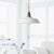 Industrial Stylish Barn Ceiling Pendant 1 Head Metallic Ceiling Hanging Light in White for Restaurant White Clearhalo 'Art Deco Pendants' 'Cast Iron' 'Ceiling Lights' 'Ceramic' 'Crystal' 'Industrial Pendants' 'Industrial' 'Metal' 'Middle Century Pendants' 'Pendant Lights' 'Pendants' 'Tiffany' Lighting' 96163