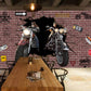 Full Unique Wall Mural Brown Brick and Motorcycle Wall Covering, Made to Measure Clearhalo 'Wall Decor' 'Wall Mural' 962534