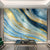 Extra Large Watercolors Mural Scandinavian 3D Effect Stripe Wall Covering in Blue Blue Clearhalo 'Wall Decor' 'Wall Mural' 965101