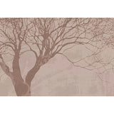 Distressed Tree Wall Decor for Accent Wall, Coffee Color, Personalized Size Available Clearhalo 'Wall Decor' 'Wall Mural' 965204