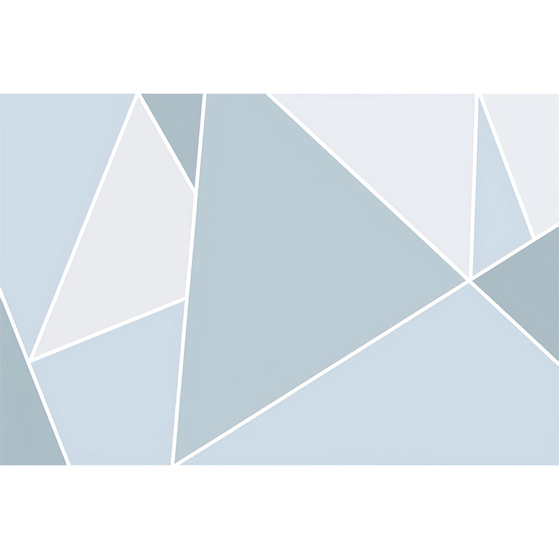 Pastel Color Geometries Mural Wallpaper for Coffee Shop and Living Room, Non-Woven Fabric Clearhalo 'Wall Decor' 'Wall Mural' 965534