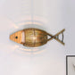 Tropical Style Fish Design Wall Mount Light Bamboo 1-Light Dining Room Sconce Lighting in Wood Clearhalo 'Modern wall lights' 'Modern' 'Wall Lamps & Sconces' 'Wall Lights' Lighting' 969070