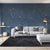 Contemporary Horoscope Mural Wallpaper in Dark Blue Living Room Wall Decor, Made to Measure Dark Blue Clearhalo 'Wall Decor' 'Wall Mural' 969121