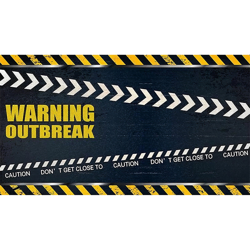 Illustration Delivery Belt Mural Wallpaper for Home Decoration, Yellow and Black, Custom-Printed Clearhalo 'Wall Decor' 'Wall Mural' 969758