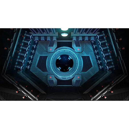 Dark Blue Modernism Mural Wallpaper Space Capsule Wall Covering for Bar Decoration Clearhalo 'Wall Decor' 'Wall Mural' 970070