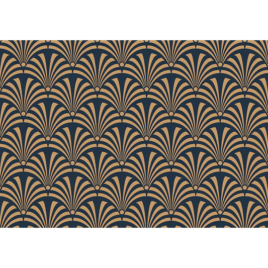 Brown Dense Flowers Pattern Mural Wallpaper Stain-Resistant Wall Covering for Accent Wall Clearhalo 'Wall Decor' 'Wall Mural' 977732