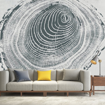 Full Swirling Web Wall Mural in Green Non-Woven Fabric Wall Art for Home Decor, Custom-Printed Green Clearhalo 'Wall Decor' 'Wall Mural' 977794