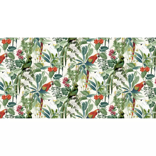 Photo Style Parrot Mural Wallpaper Extra Large Wall Art for Dress Shop, Made to Measure Clearhalo 'Wall Decor' 'Wall Mural' 977867