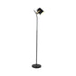 Cylinder Spotlight Floor Light Modern Single Metallic Living Room Handle Floor Lamp in Black Clearhalo 'Floor Lamps' 'Lamps' Lighting' 979229